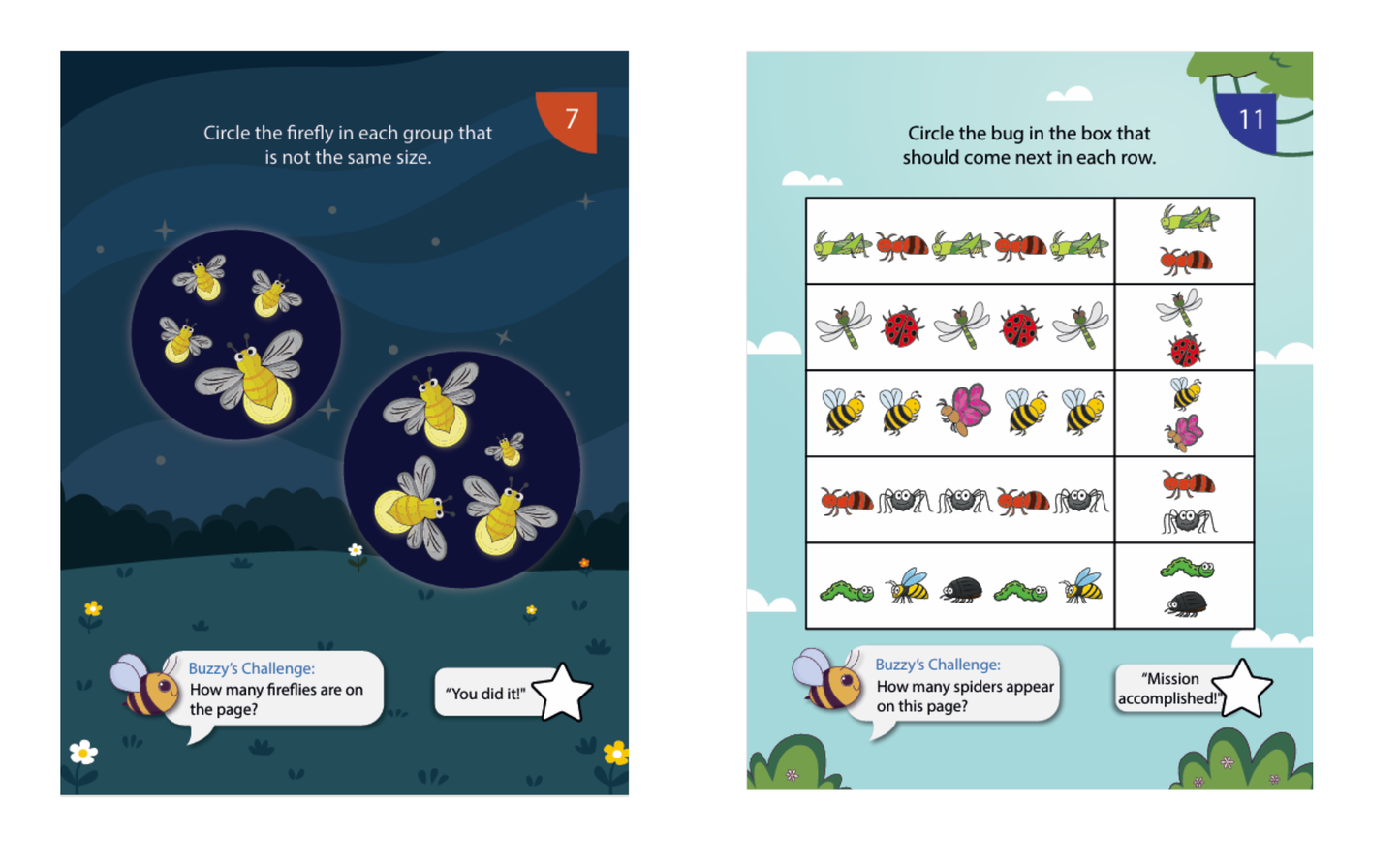 Pre-K Math Adventures Workbook: Patterns, Sorting and More