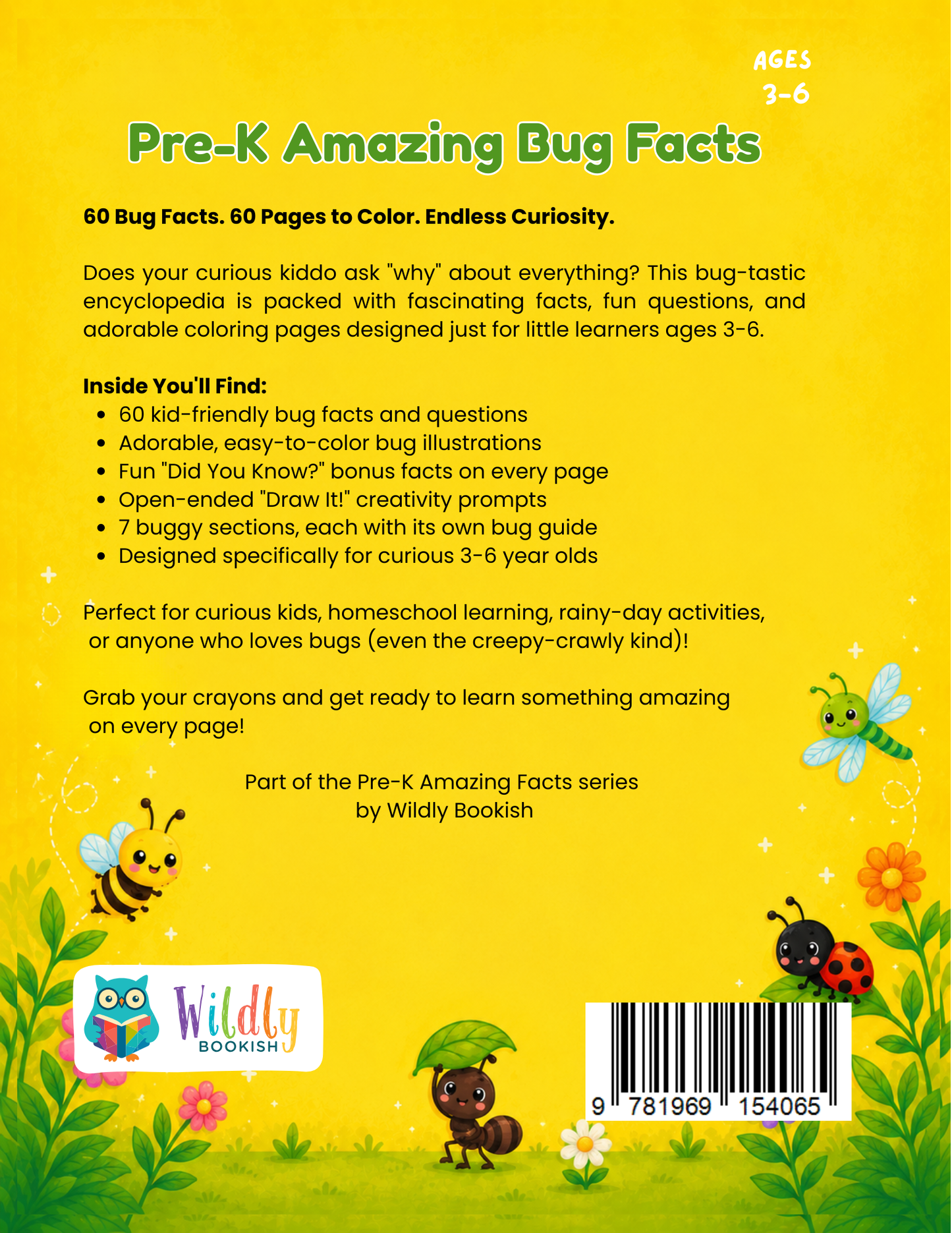 Pre-K Amazing Bug Facts