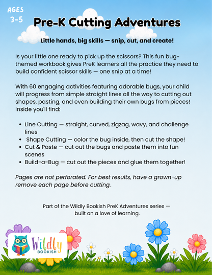 Pre-K Cutting Adventures Workbook