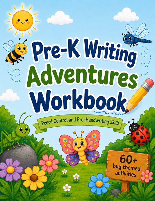 Pre-K Writing Adventures Workbook