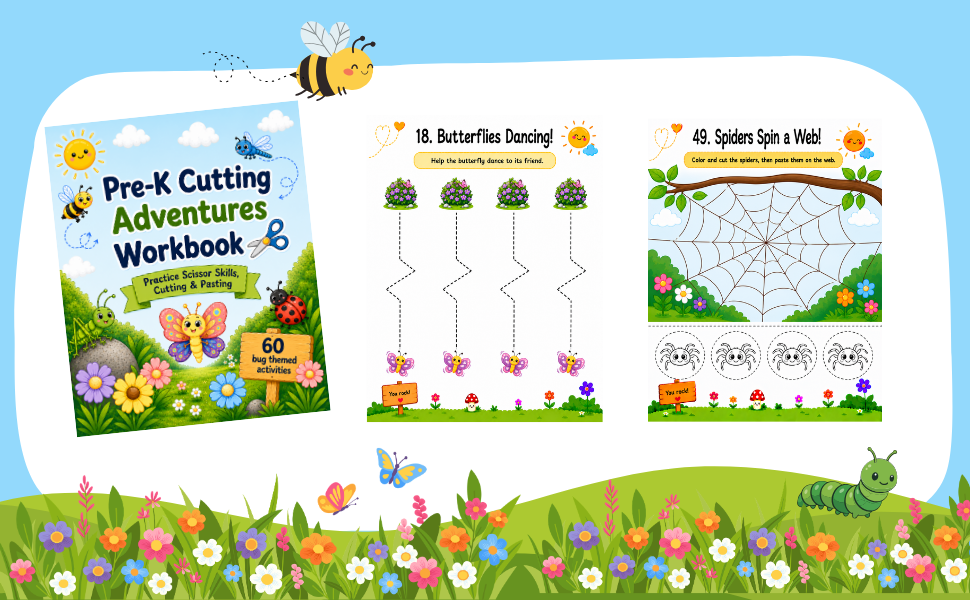 Pre-K Cutting Adventures Workbook