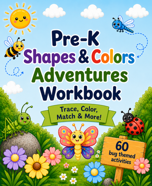 Pre-K Shapes & Colors Adventures Workbook