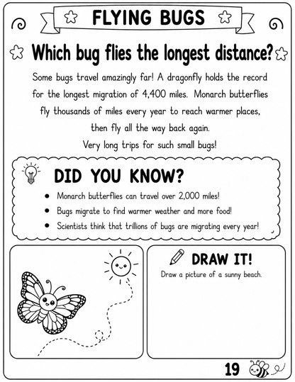 Pre-K Amazing Bug Facts