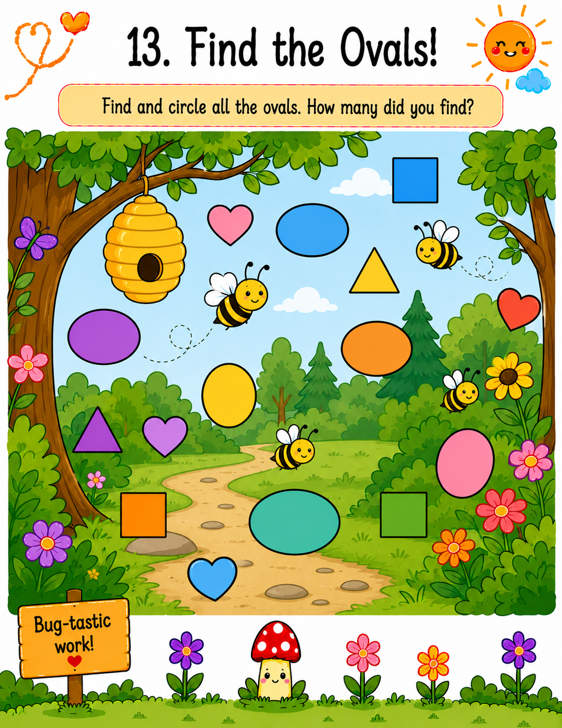 Pre-K Shapes & Colors Adventures Workbook