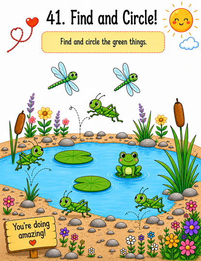 Pre-K Shapes & Colors Adventures Workbook