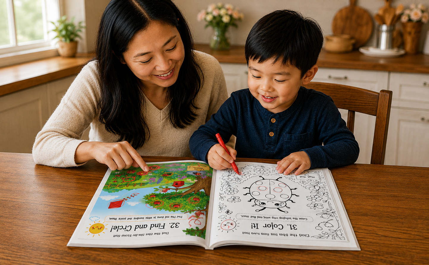Pre-K Shapes & Colors Adventures Workbook